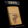 Bật Lửa Zippo Đồng Khối Brass Sơn Hấp Nhiệt Năm 1998 đời XIV La Mã  ZL351