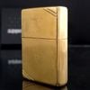 Bật Lửa Zippo Đồng Khối Vintage Chặt Góc Trơn Bóng Năm 1996 Đời X La Mã  ZL344