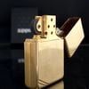 Bật Lửa Zippo Đồng Khối Vintage Chặt Góc Trơn Bóng Năm 1996 Đời X La Mã  ZL344