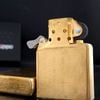 Bật Lửa Zippo Đồng Khối Vintage Chặt Góc Trơn Bóng Năm 1996 Đời X La Mã  ZL344