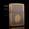 Bật Lửa Zippo Đồng Khối Mạ Vàng Năm 1996 đời XII La Mã Gold Plated  ZL375
