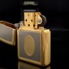 Bật Lửa Zippo Đồng Khối Mạ Vàng Năm 1996 đời XII La Mã Gold Plated  ZL375