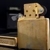 Bật Lửa Zippo Đồng Khối Mạ Vàng Năm 1996 đời XII La Mã Gold Plated  ZL375