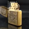 Bật Lửa Zippo Đồng Khối Emblem Đại Bàng Năm 1997 Đời XIII La Mã  ZL334