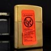 Bật Lửa Zippo Đồng Khối Sọc Dưa Năm 2000 Đời XVI La Mã  ZL360