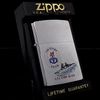 Bật Lửa Zippo Đồng Khối Mạ Chrome Phay Xước Chủ Đề Tầu Chiến Năm 1990 đời VI La Mã  ZL329