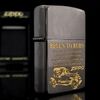Bật Lửa Zippo Đồng Khối Mạ Titanium Phủ Vàng Chủ Đề Xe Cổ Năm 1990 đời VI La Mã  ZL354