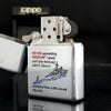 Bật Lửa Zippo Đồng Khối Mạ Chrome Bóng Chủ Đề Tầu Chiến Năm 1997 đời XIII La Mã  ZL325