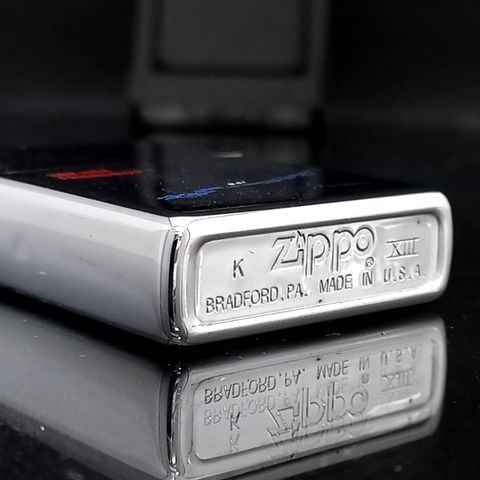 Bật Lửa Zippo Đồng Khối Mạ Chrome Bóng Chủ Đề Tầu Chiến Năm 1997 đời XIII La Mã  ZL325