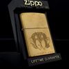 Bật Lửa Zippo Đồng Khối Brass Khắc Ăn Mòn Axit Chủ Đề Tình Yêu Năm 1996 đời XII La Mã  ZL355