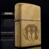Bật Lửa Zippo Đồng Khối Brass Khắc Ăn Mòn Axit Chủ Đề Tình Yêu Năm 1996 đời XII La Mã  ZL355