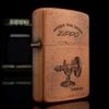 Bật Lửa Zippo Đồng Khối Mạ Copper Đồng Đỏ Năm 1987 Đời III La Mã  ZL347