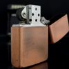 Bật Lửa Zippo Đồng Khối Mạ Copper Đồng Đỏ Năm 1987 Đời III La Mã  ZL347