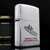 Bật Lửa Zippo Đồng Khối Mạ Chrome Bóng Chủ Đề Tầu Chiến Năm 1994 đời X La Mã  ZL326
