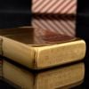 Bật Lửa Zippo Đồng Khối Vintage Chặt Góc Trơn Bóng Năm 1987 Đời III La Mã  ZL342