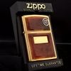 Bật Lửa Zippo Đồng Khối Mạ Vàng Năm 1998 đời XIV La Mã Gold Plated  ZL369