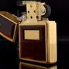 Bật Lửa Zippo Đồng Khối Mạ Vàng Năm 1998 đời XIV La Mã Gold Plated  ZL369