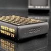 Bật Lửa Zippo Bát Nhã Tâm Kinh Đồng Khối Khắc Chữ Phủ Vàng  Năm 2015  ZN137