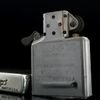 Bật Lửa Zippo Bạc Đúc Nguyên Khối Sủi Tay Hoa Văn Năm 2012 Used ZBU74