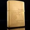 BẬT LỬA ZIPPO MẠ VÀNG GOLD PLATED CHỦ ĐỀ 20TH ĐỜI IX LA MÃ NĂM 1993 ZL313
