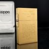 BẬT LỬA ZIPPO REPLICA 1932 MẠ VÀNG CHỦ ĐỀ BỨC THƯ CỰC HIẾM ĐỜI IX LA MÃ NĂM 1993 ZQH58