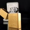 BẬT LỬA ZIPPO REPLICA 1932 MẠ VÀNG CHỦ ĐỀ BỨC THƯ CỰC HIẾM ĐỜI IX LA MÃ NĂM 1993 ZQH58