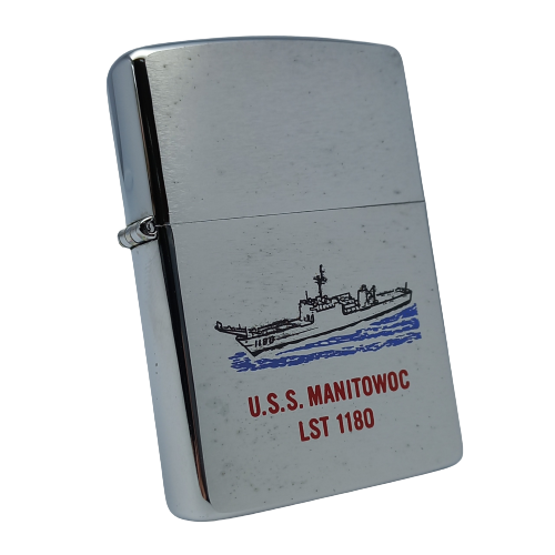 Bật Lửa Zippo Đồng Khối Mạ Chrome Phay Xước Chủ Đề Tầu Chiến Năm 1992 đời VIII La Mã  ZL328