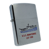 Bật Lửa Zippo Đồng Khối Mạ Chrome Phay Xước Chủ Đề Tầu Chiến Năm 1992 đời VIII La Mã  ZL328