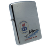 Bật Lửa Zippo Đồng Khối Mạ Chrome Phay Xước Chủ Đề Tầu Chiến Năm 1990 đời VI La Mã  ZL329