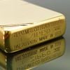 Bật Lửa Zippo Đồng Khối Vintage Chặt Góc Trơn Bóng Năm 1992 Đời VIII La Mã  ZL343