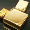 Bật Lửa Zippo Đồng Khối Vintage Chặt Góc Trơn Bóng Năm 1992 Đời VIII La Mã  ZL343