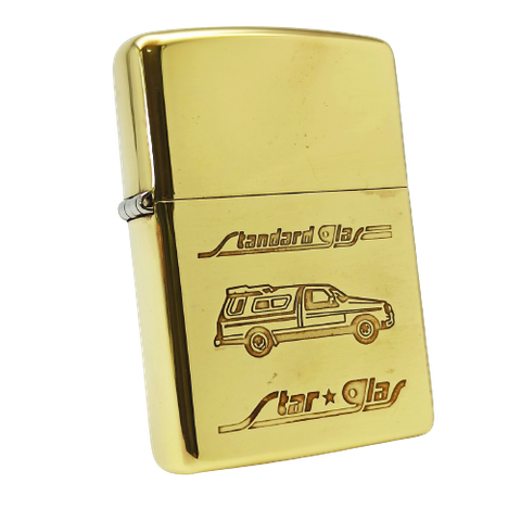 Bật Lửa Zippo Đồng Khối Chủ Đề Ô Tô Năm 1993 Đời IX La Mã  ZL357