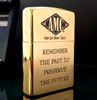 Bật Lửa Zippo Đồng Khối Mạ Vàng Chủ Đề Học Viện Âm Nhạc Năm 1996 đời XII La Mã Gold Plated  ZL370