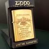 Bật Lửa Zippo Đồng Khối Chủ Đề Jim Beam Năm 1996 Đời XII La Mã  ZL356