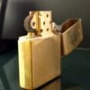 Bật Lửa Zippo Đồng Khối Chủ Đề Jim Beam Năm 1996 Đời XII La Mã  ZL356