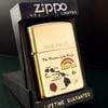 Bật Lửa Zippo Đồng Khối Brass Sơn Hấp Nhiệt Năm 1995 đời XI La Mã  ZL352