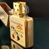 Bật Lửa Zippo Đồng Khối Brass Sơn Hấp Nhiệt Năm 1995 đời XI La Mã  ZL352