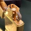 Bật Lửa Zippo Đồng Khối Mạ Vàng Chủ Đề Saipan Năm 1994 đời X La Mã Gold Plated  ZL373