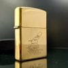 Bật Lửa Zippo Đồng Khối Mạ Vàng Chủ Đề Saipan Năm 1994 đời X La Mã Gold Plated  ZL373
