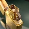Bật Lửa Zippo Đồng Khối Mạ Vàng Năm 1987 đời III La Mã Gold Plated  ZL371