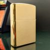 Bật Lửa Zippo Đồng Khối Mạ Vàng Trơn Phay Xước Năm 2000 đời XVI La Mã Gold Plated  ZL372