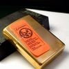 Bật Lửa Zippo Đồng Khối Brass Sơn Hấp Nhiệt Năm 1995 đời XI La Mã  ZL348