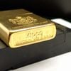 Bật Lửa Zippo Đồng Khối Mạ Vàng Chủ Đề Hawaii Năm 1991 đời XIII La Mã Gold Plated  ZL374