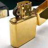 Bật Lửa Zippo Đồng Khối Mạ Vàng Chủ Đề Hawaii Năm 1991 đời XIII La Mã Gold Plated  ZL374