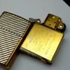 Bật Lửa Zippo Đồng Khối Emblem Bạch Kim Vân Chéo Năm 1997 Đời XIII La Mã  ZL364