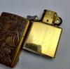 Bật Lửa Zippo Đồng Khối Emblem Chúa Sơn Lâm Năm 1998 Đời XIV La Mã  ZL333