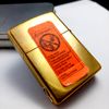 Bật Lửa Zippo Đồng Khối Emblem Chúa Sơn Lâm Năm 1998 Đời XIV La Mã  ZL333