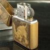 Bật Lửa Zippo Đồng Khối Emblem Chúa Sơn Lâm Năm 1996 Đời XII La Mã  ZL332
