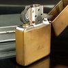 Bật Lửa Zippo Đồng Khối Emblem Chúa Sơn Lâm Năm 1996 Đời XII La Mã  ZL332