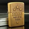 Bật Lửa Zippo Đồng Khối Emblem Đầu Đại Bàng Năm 1997 Đời XIII La Mã  ZL335